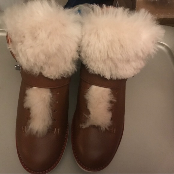 Coach Leather Urban Hiker Boots - Picture 4 of 6